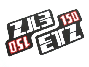 Naklejki ETZ 150 kpl.